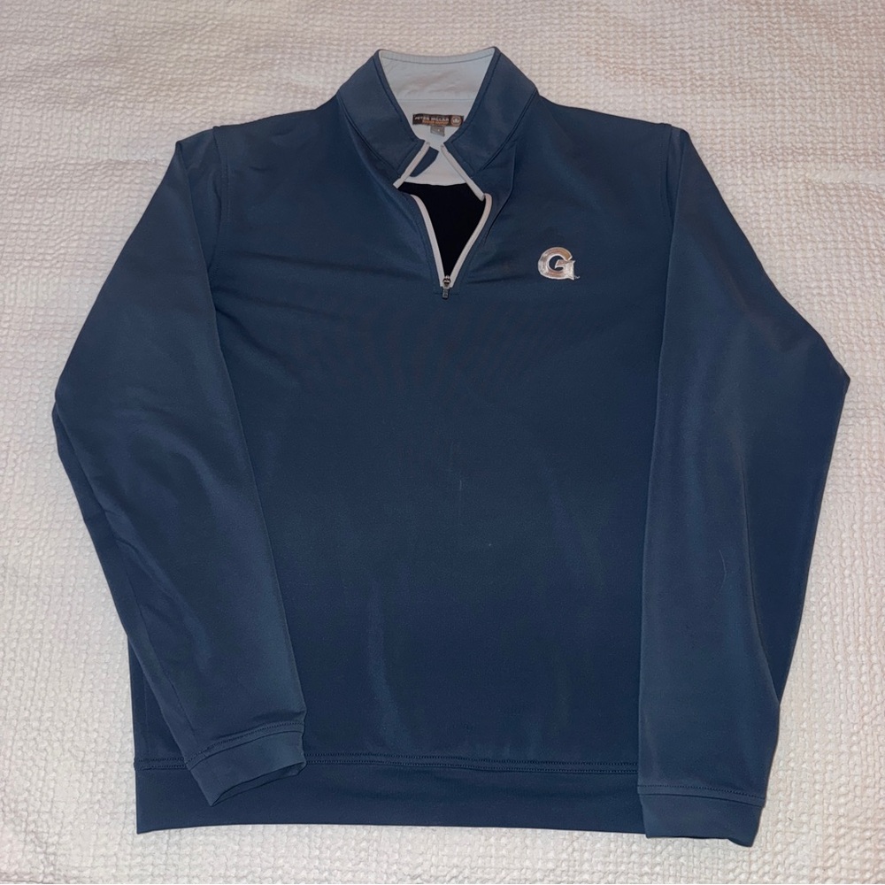 Peter Millar Georgetown Hoyas Summer Comfort Quarter-Zip